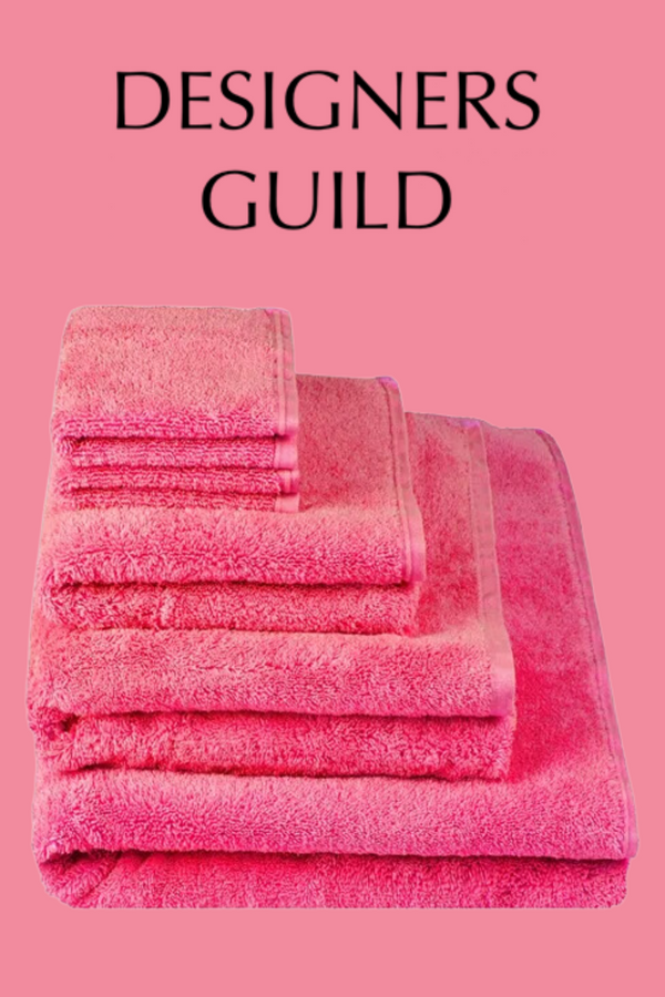 LOWESWATER FUCHSIA TOWELS DESIGNERS GUILD