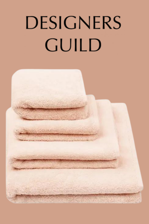 LOWESWATER PALE ROSE TOWELS DESIGNERS GUILD
