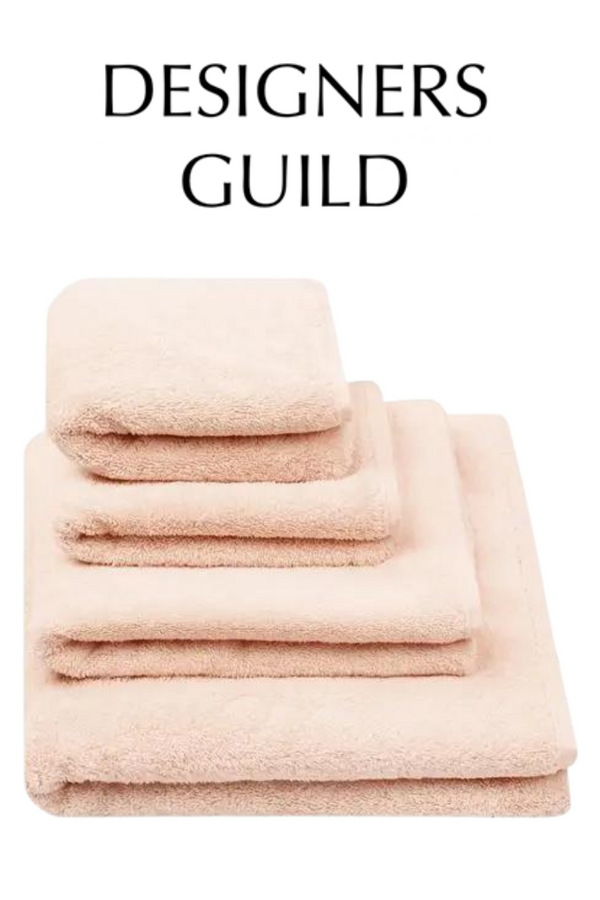 LOWESWATER PALE ROSE TOWELS DESIGNERS GUILD