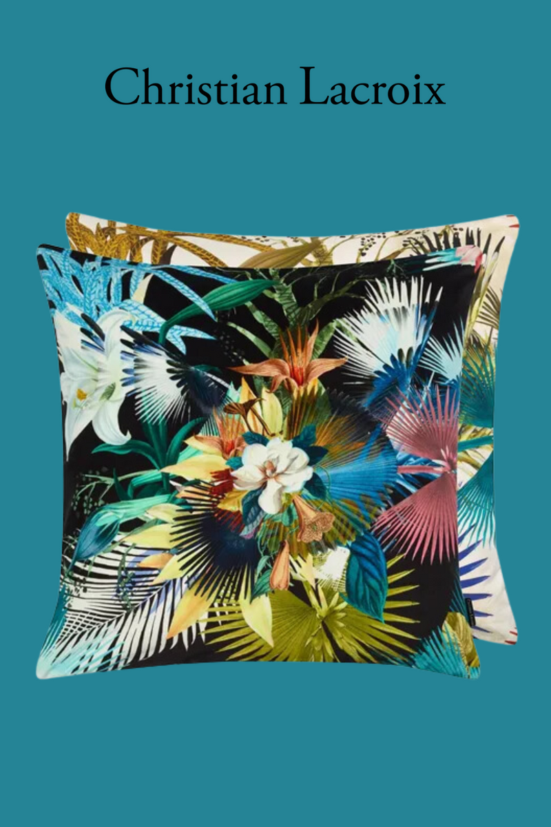 OISEAU DE BENGALE MARAIS DECORATIVE PILLOW CHRISTIAN LACROIX