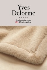 Palais Royal Linen Gallery Frisson Throw featuring soft, textured fabric in a cozy, stylish design for home decor.