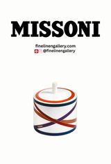 Missoni Home Sugar Pot NASTRI Multicolor diam. 3.3", H 3.5"