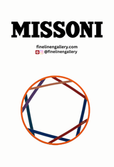 Missoni Home Dinner Plates NASTRI Set of 2 Multicolor diam. 10.75"