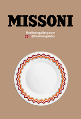 Missoni Home Dinner Plates ICONIC Set of 2 diam. 10.75"