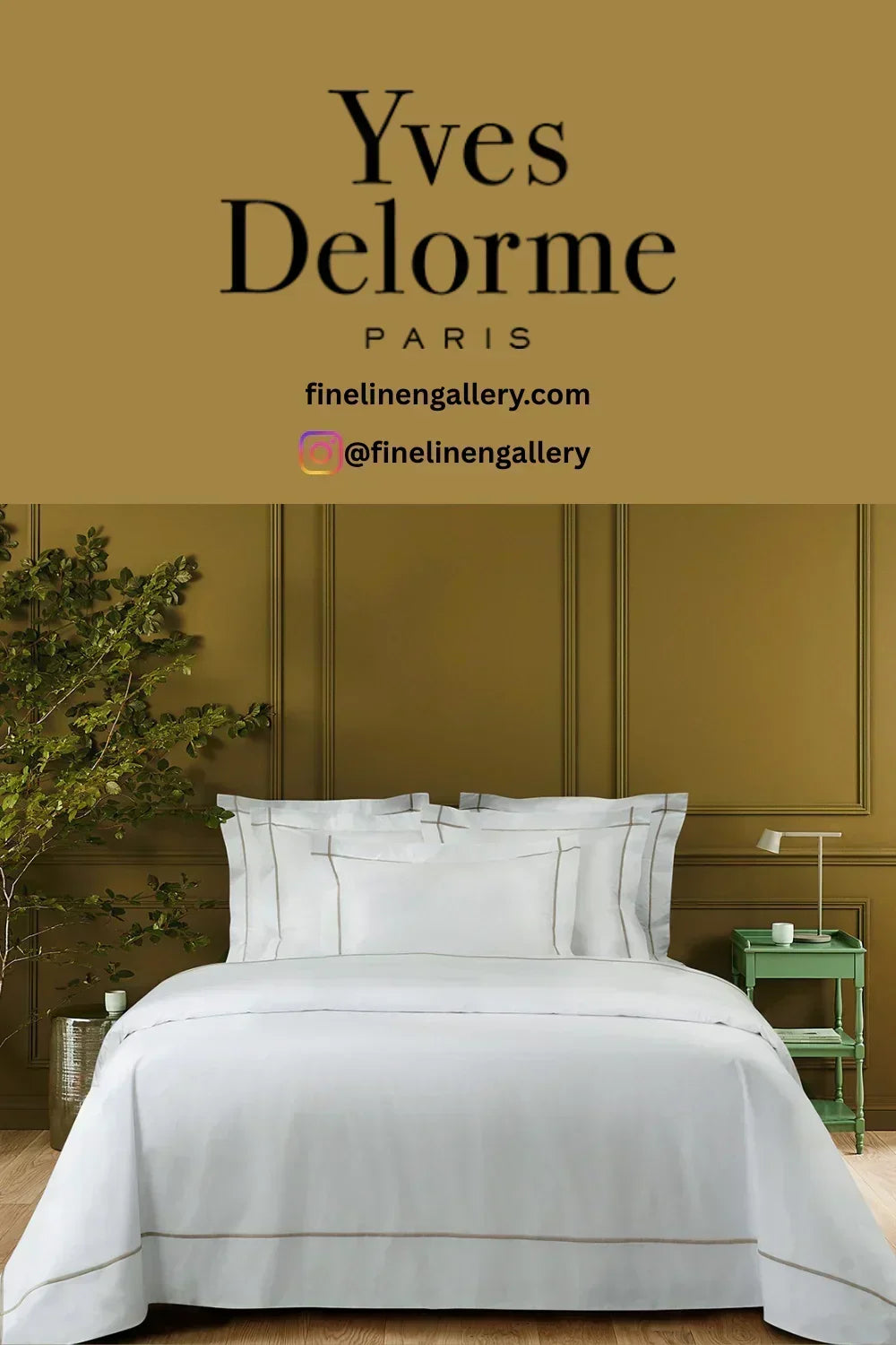 Yves Delorme Duvet Cover Alienor 掛布団カバー Yves Delorme Parfum ベッドシリーズ - Yves Delorme Luxury ベッドリネン