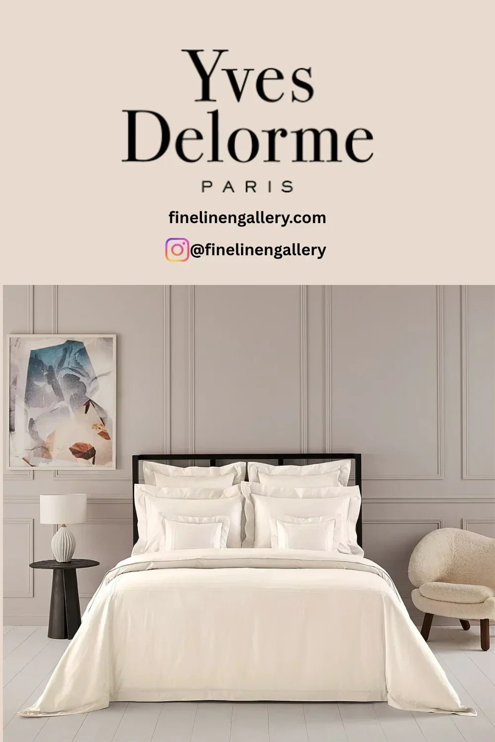 Adagio Fitted Sheet Yves Delorme Couture