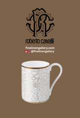 Roberto Cavalli Home Mug Cup GIRAFFE in Luxury Box diam. 2.5", H 3.3", cap. 12.5 oz
