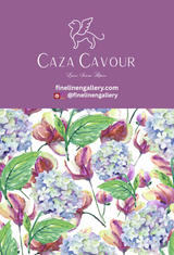 Hydrangea & Tulip Garden Duvet Cover Set 650TC Egyptian Cotton - Palais Royal Linen Gallery