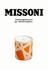 Missoni Home Scented Candle NASTRI 220 g Bicolore 1 Orange diam. 3.3", H 3.5"