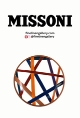 Missoni Home Bread and Butter Plates NASTRI Set of 2 Multicolor diam. 6"