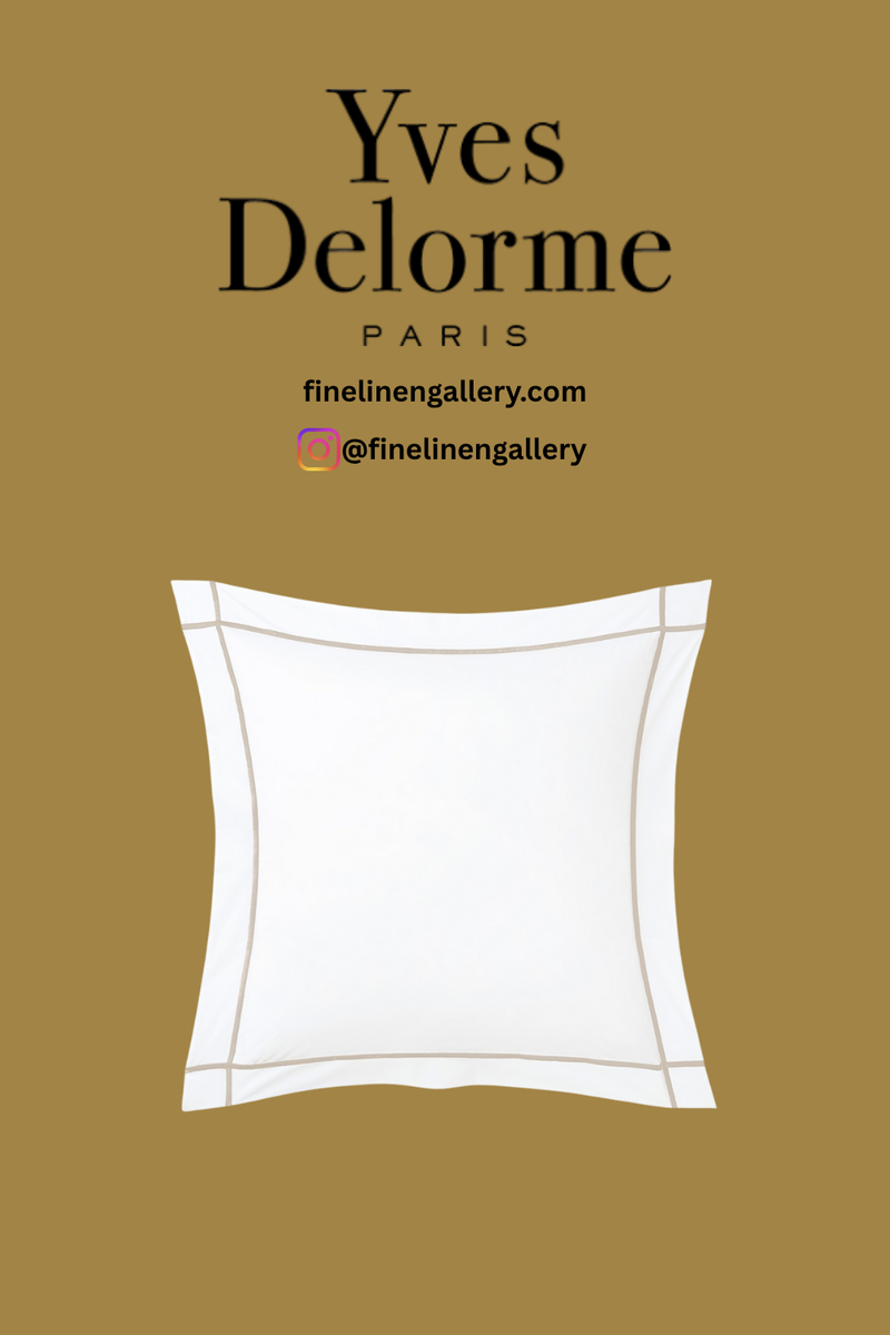Athena Sham by Yves Delorme 500 Thread Count
