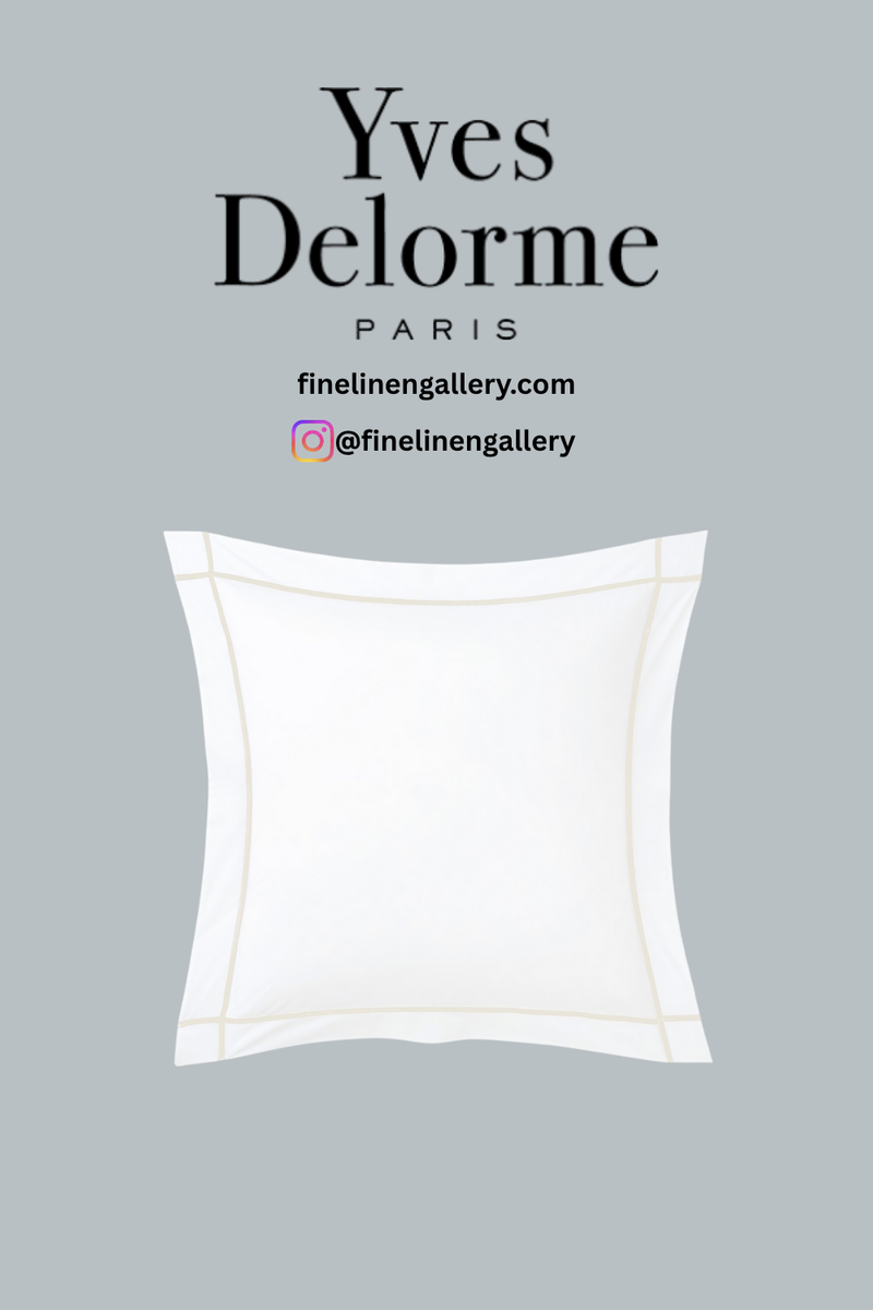 Athena Sham by Yves Delorme 500 Thread Count