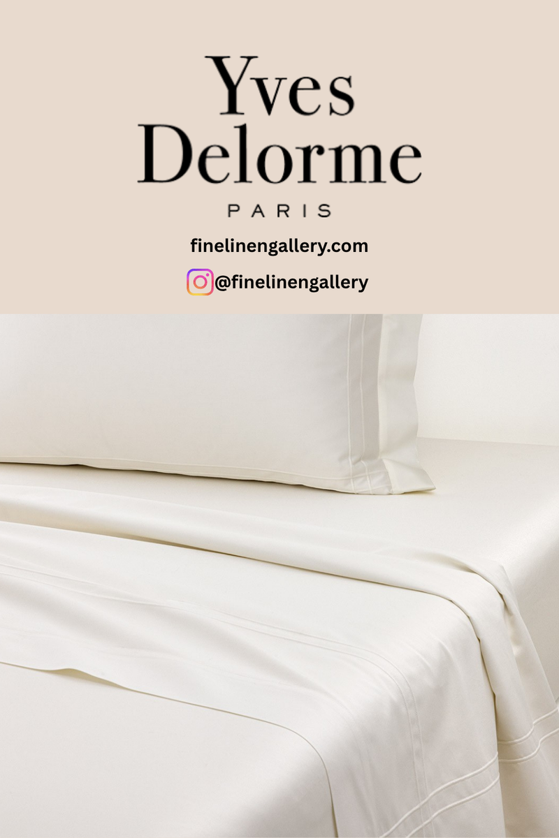 Adagio Flat Sheet Yves Delorme Couture
