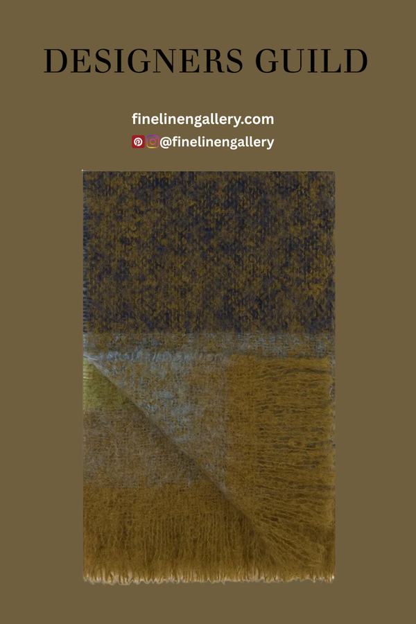 Mikome Indigo Mohair Throw