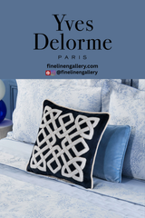 Entrelac Decorative Pillow - Palais Royal Linen Gallery