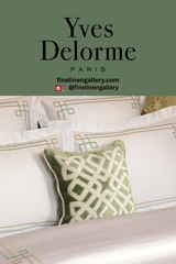 Entrelac Decorative Pillow - Palais Royal Linen Gallery
