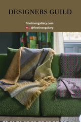 Mikome Indigo Mohair Throw