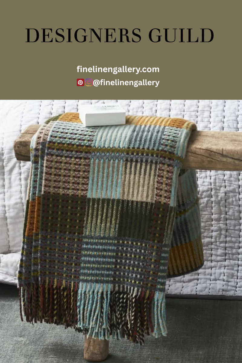 Tasara Ochre Woven Throw