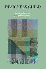 Bampton Emerald Woven Throw