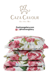 Peony Duvet Cover Set 650TC Egyptian Cotton - Palais Royal Linen Gallery