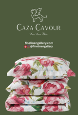 Peony Duvet Cover Set 650TC Egyptian Cotton - Palais Royal Linen Gallery