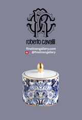 Roberto Cavalli Home Sugar Pot AZULEJOS diam. 3.3", H 3.5"
