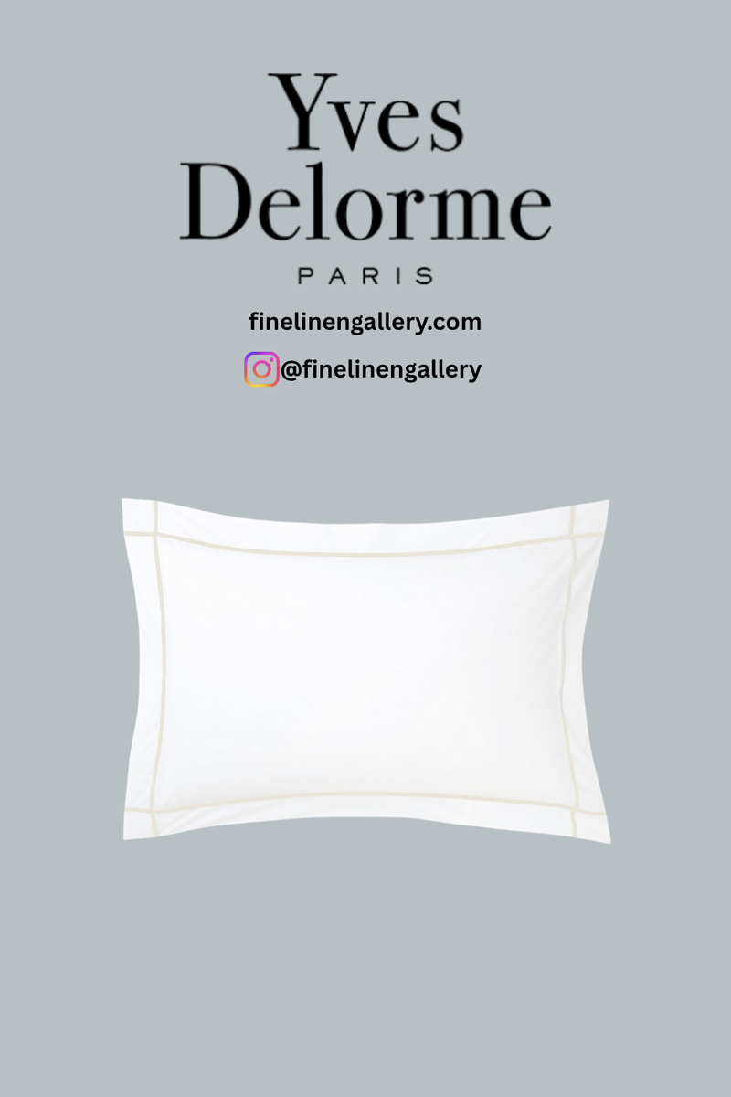 Athena Sham by Yves Delorme 500 Thread Count