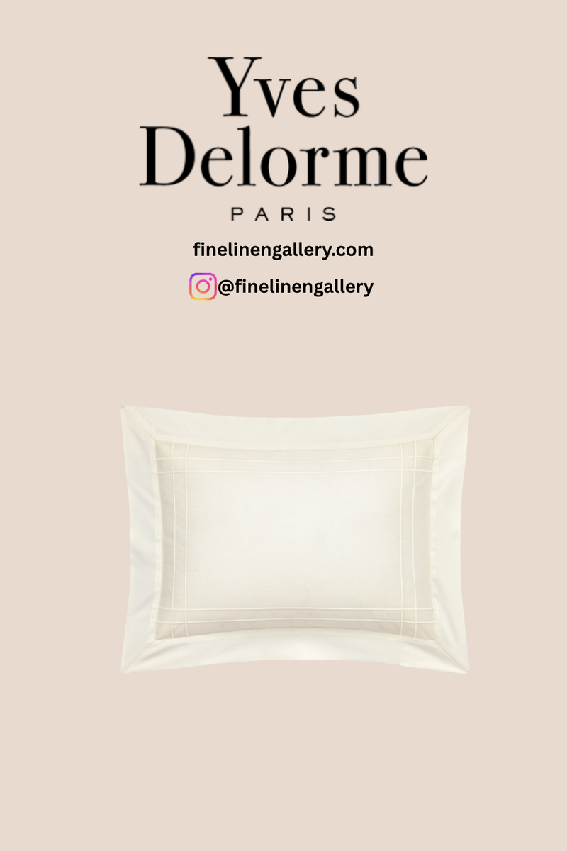 Adagio Sham Yves Delorme Couture
