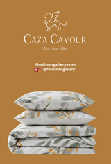 Ruscus Duvet Cover Set 650TC Egyptian Cotton - Palais Royal Linen Gallery