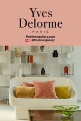 Orphéo Decorative Pillow - Palais Royal Linen Gallery