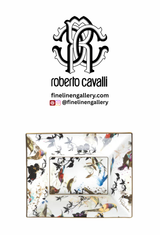 Roberto Cavalli Home Tray GARDEN'S BIRDS Rectangular Large 7.75" x 6.3"