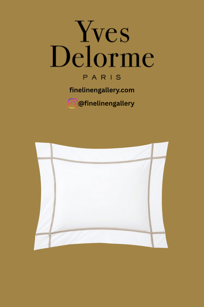 Athena Sham by Yves Delorme 500 Thread Count