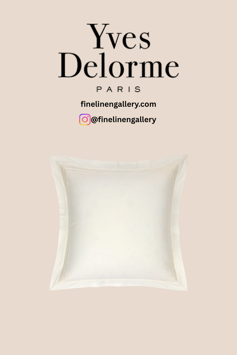 Adagio Sham Yves Delorme Couture
