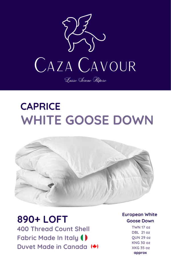 Caprice 890 LOFT Goose Down Duvet 400TC