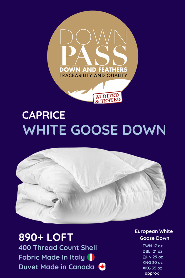 Caprice 890 LOFT Goose Down Duvet 400TC