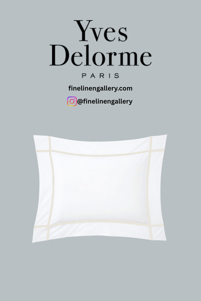 Athena Sham by Yves Delorme 500 Thread Count