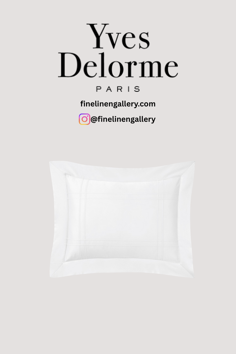 Adagio Sham Yves Delorme Couture