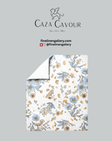 Caza Cavour Anemone duvet cover set featuring a botanical anemone floral design