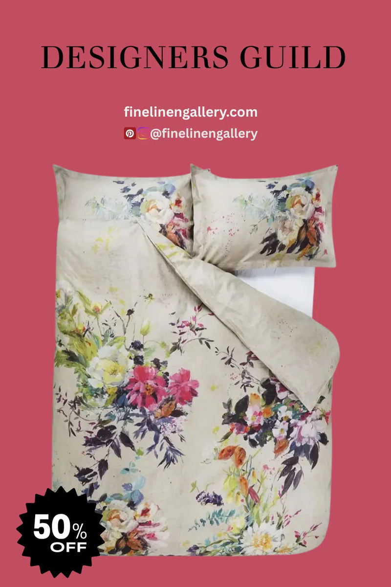 Aubriet Fuchsia Duvet Cover - Palais Royal Linen Gallery