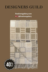 Bainbridge Natural Throw - Palais Royal Linen Gallery