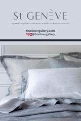 Biancha Duvet Cover - Palais Royal Linen Gallery