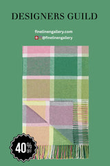 Bridgeport Lime Throw - Palais Royal Linen Gallery