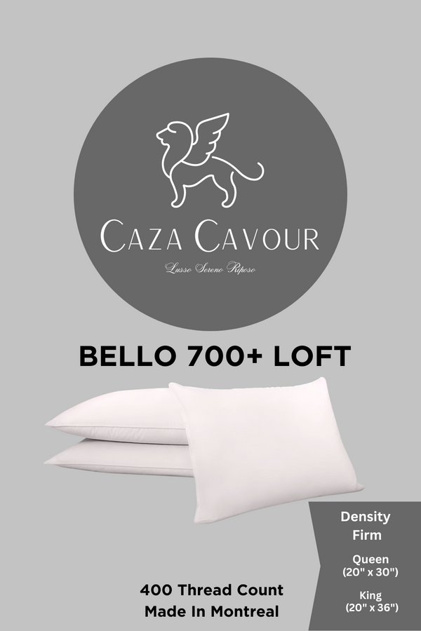 BELLO 700 Loft Down Pillow Firm