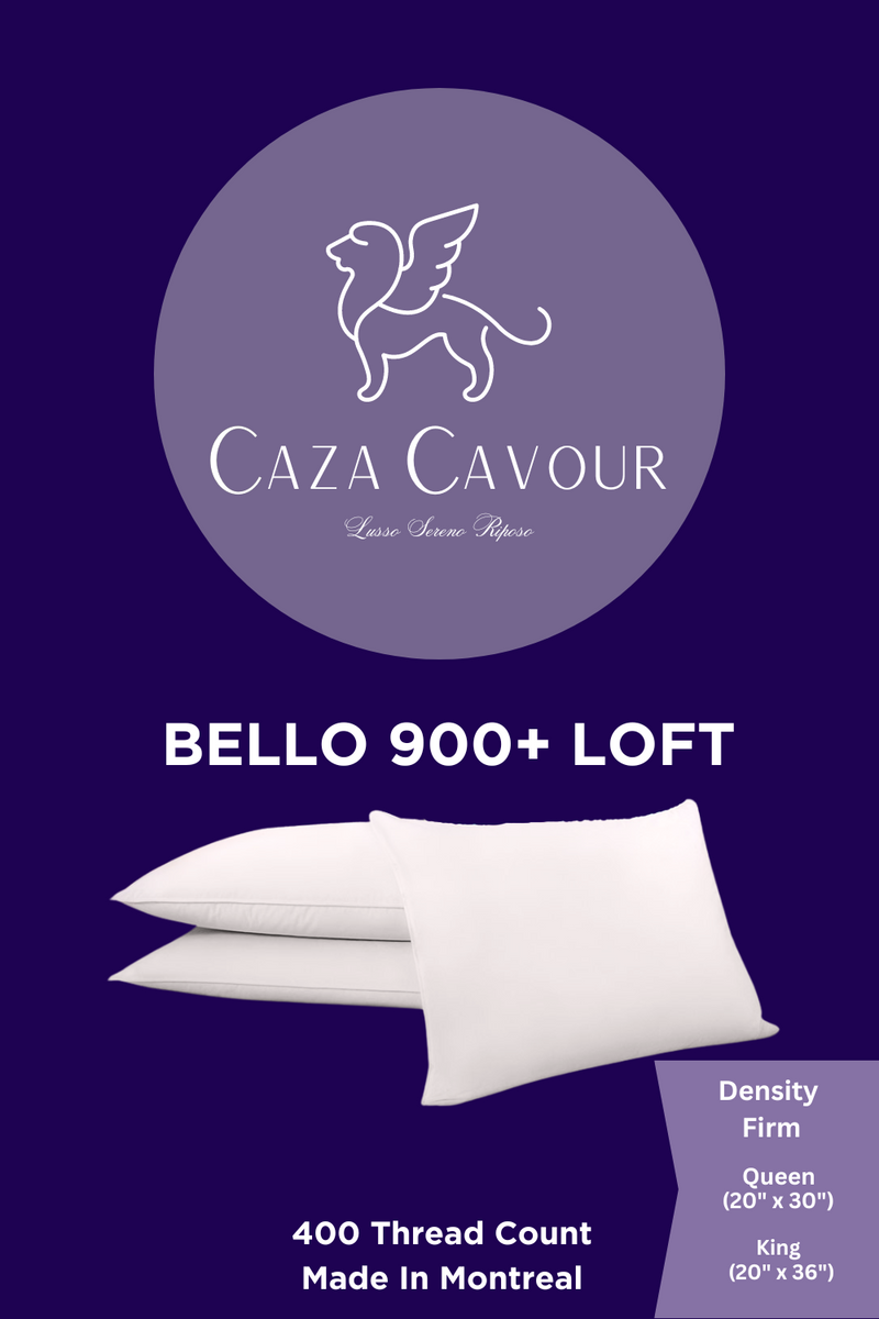 BELLO 900 Loft Down Pillow Firm