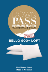 BELLO 900 Loft Down Pillow Firm