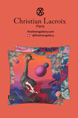 Novafrica Sunset Tangerine Decorative Pillow - Palais Royal Linen Gallery