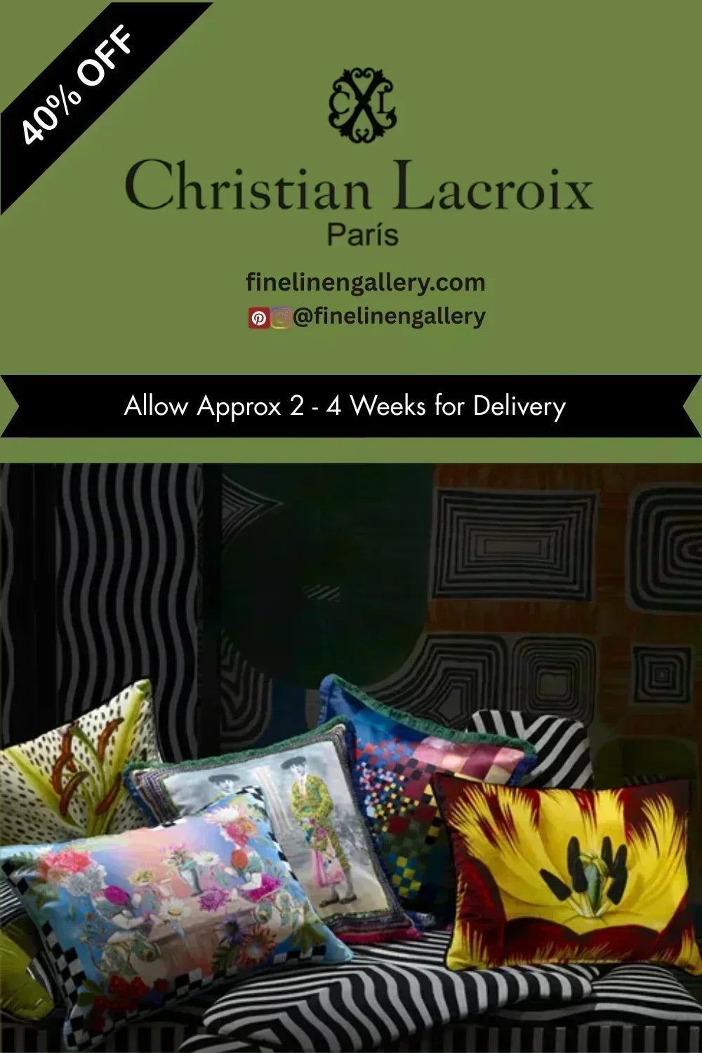 Shop Christian Lacroix Cushions | Buy Christian Lacroix Cushions
