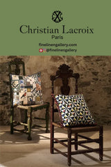 Lisboa Spring Tomate Decorative Pillow - Palais Royal Linen Gallery