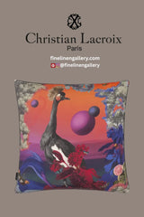 Novafrica Sunset Tangerine Decorative Pillow - Palais Royal Linen Gallery