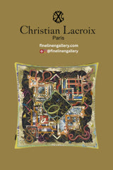 Archeologie Mosaique Decorative Pillow - Palais Royal Linen Gallery